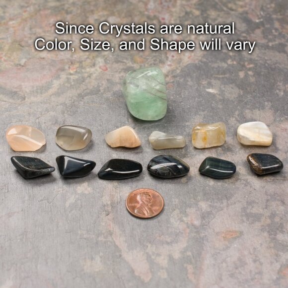 New Beginnings Mini Crystal Grid Set - Your choice of Wood Grid Board - Picture 2 of 6